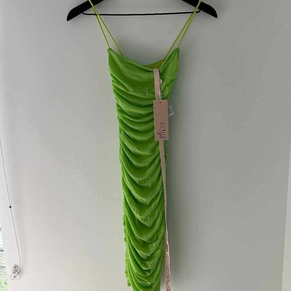 OH POLLY Body-con mesh dress
